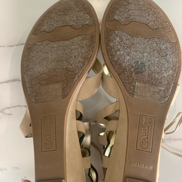 Women’s Gladiator Lace Up Zipper‎ Heel Sandals Size 8M - Picture 7 of 11